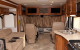 El Monte RV rentals Class A 34' living room